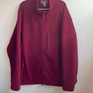 Duluth two way zip front fleece work jacket multiple zip pockets size 2XT